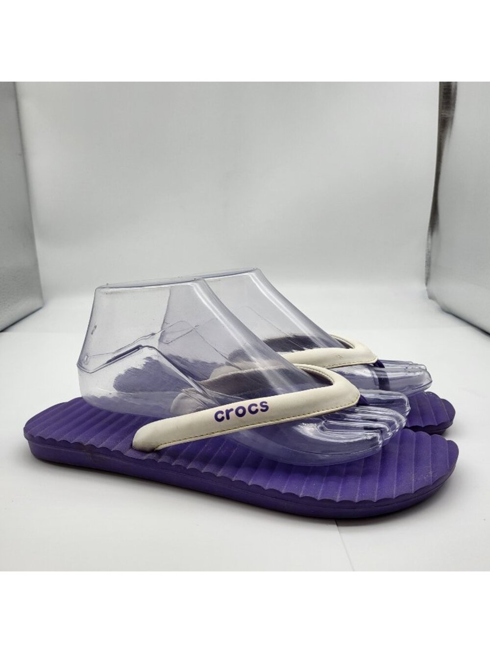 Crocs Wake Women's Sandals Flip-Flop Thong sz 10 Comfort Slip-On Casual Shoes